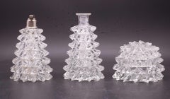Set of 3 Ercole Barovier Rostrato Murano Italian Glass Vase for Barovier & Toso