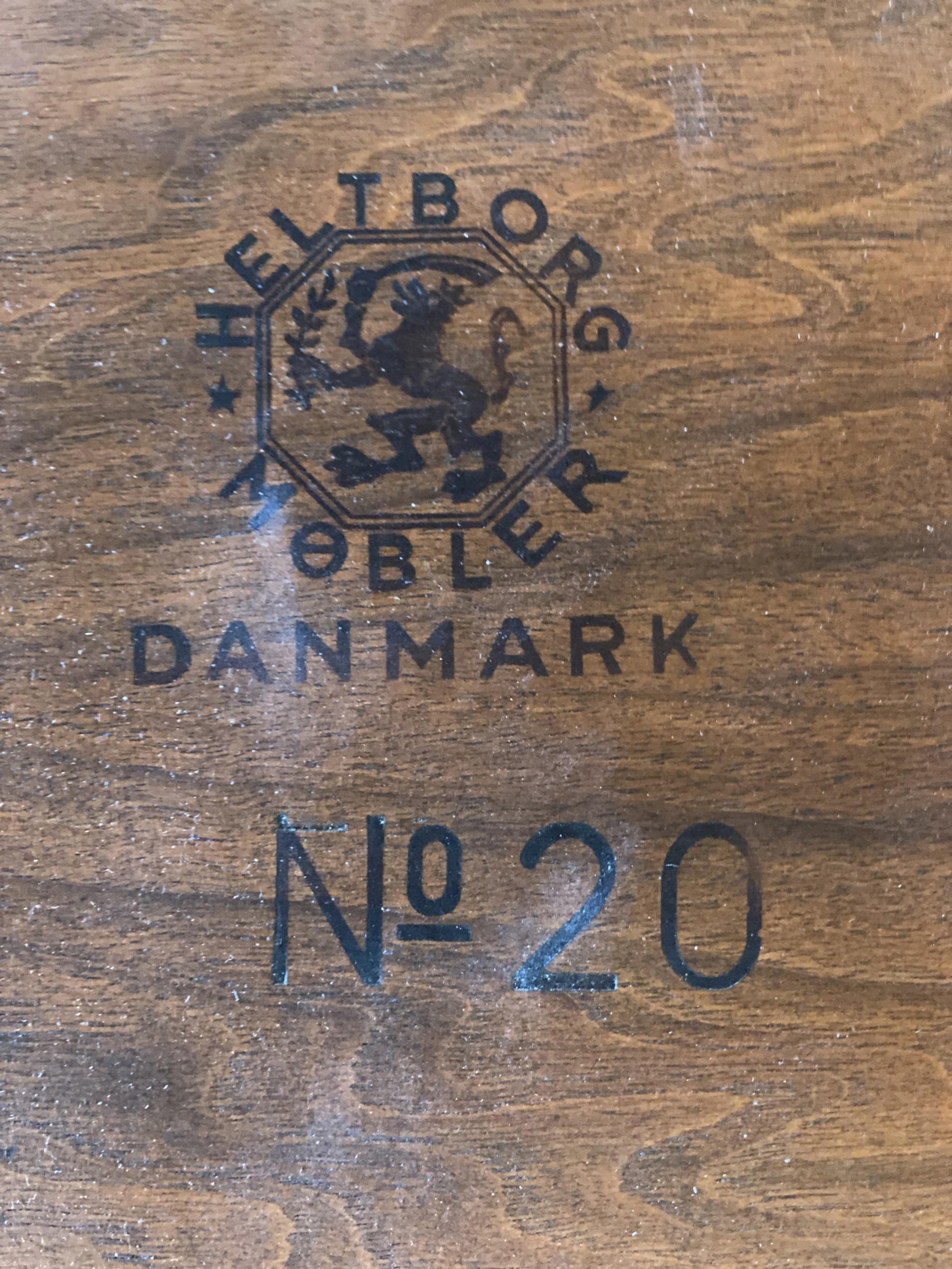 20ième siècle Set de 3 Erling Torvits pour Heltborg Mobler  Tables gigognes danoises en teck en vente