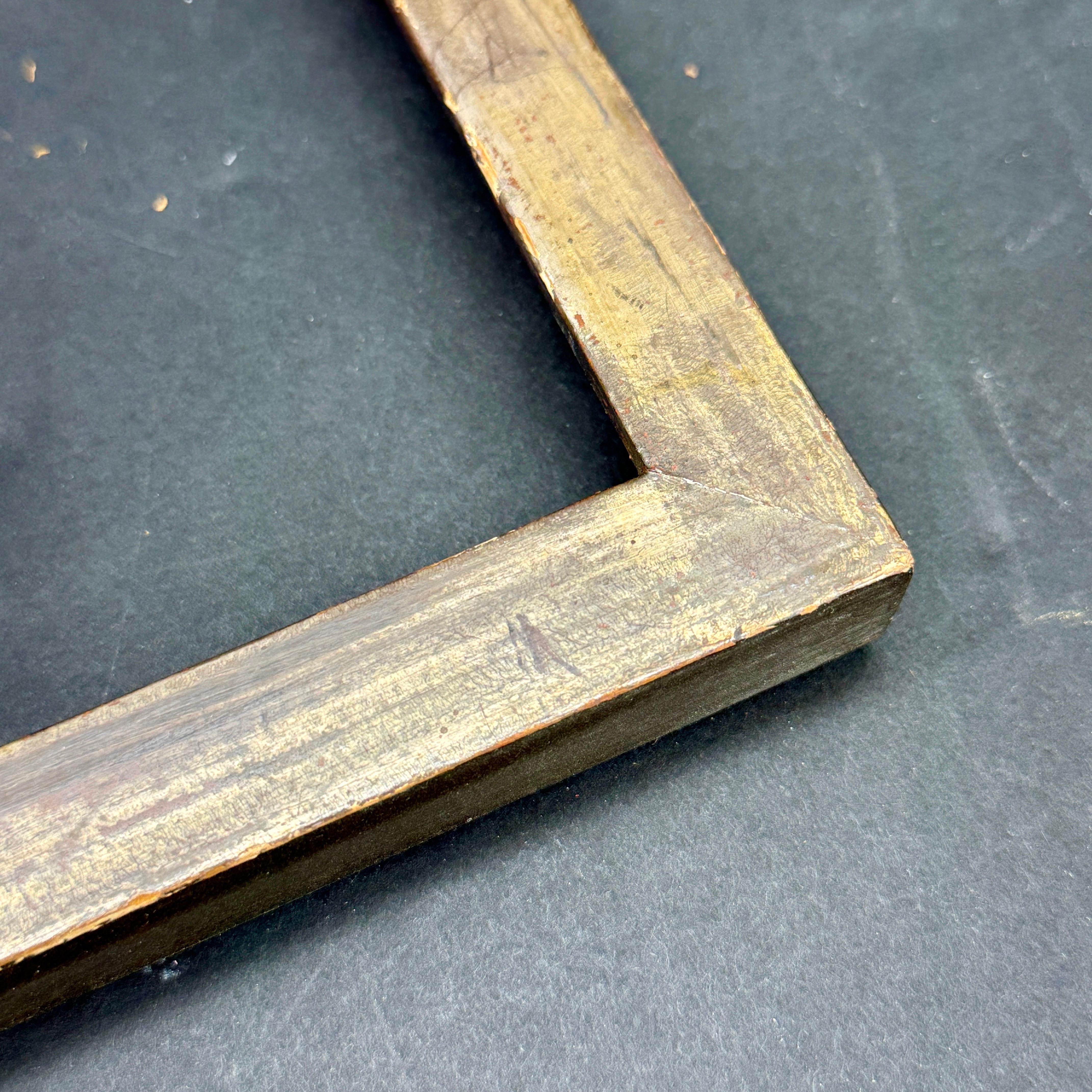 Lote de 3 marcos de arte europeos de madera en pan de plata en venta 3