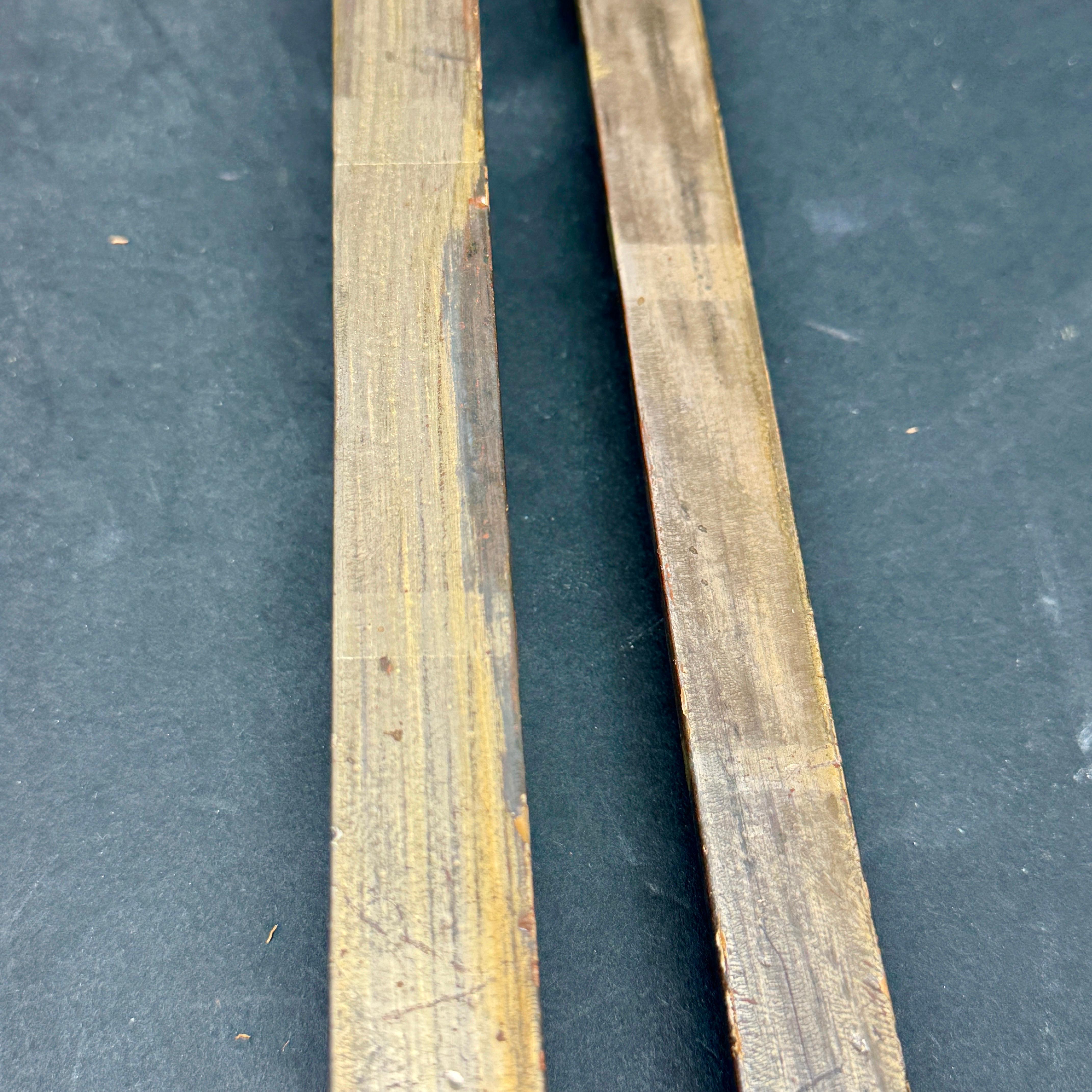 Lote de 3 marcos de arte europeos de madera en pan de plata en venta 4