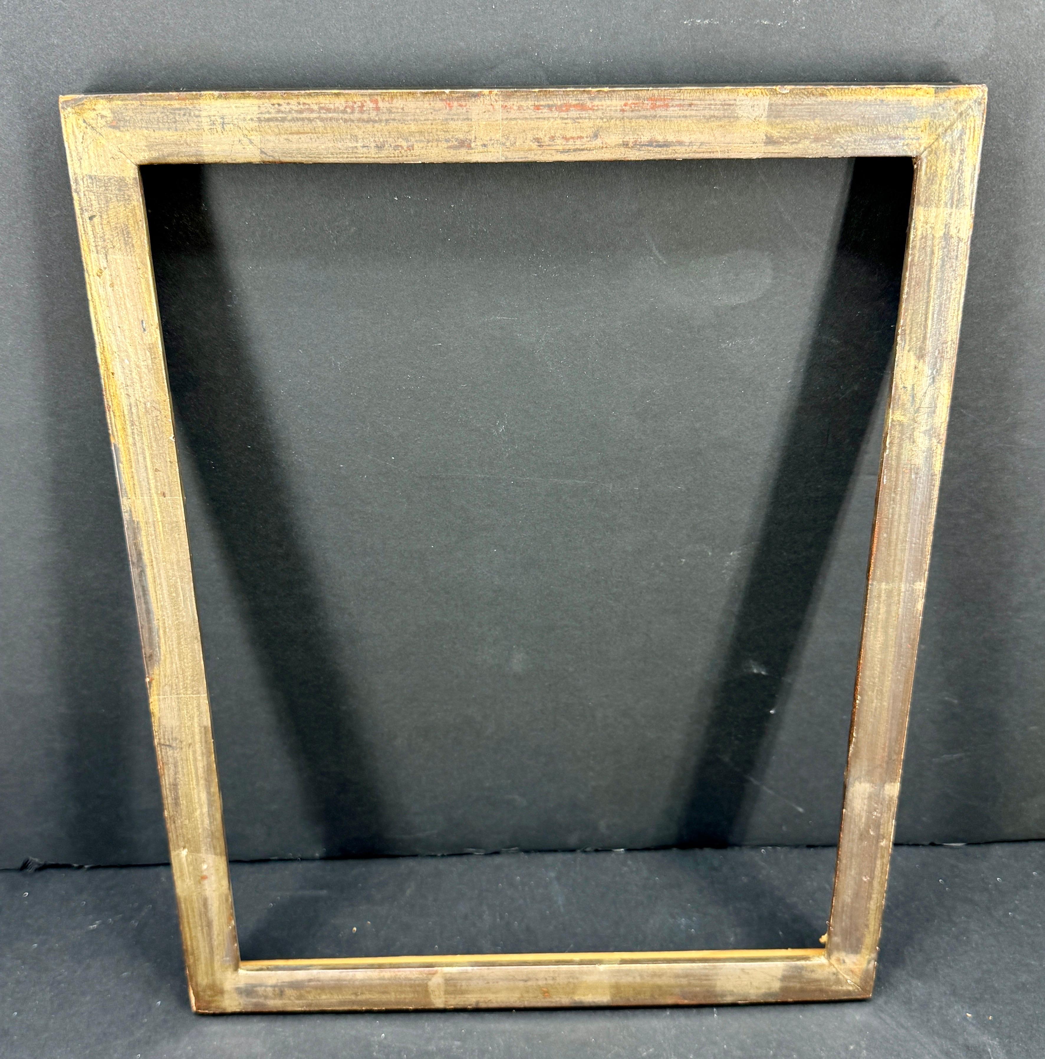 Lote de 3 marcos de arte europeos de madera en pan de plata en venta 7