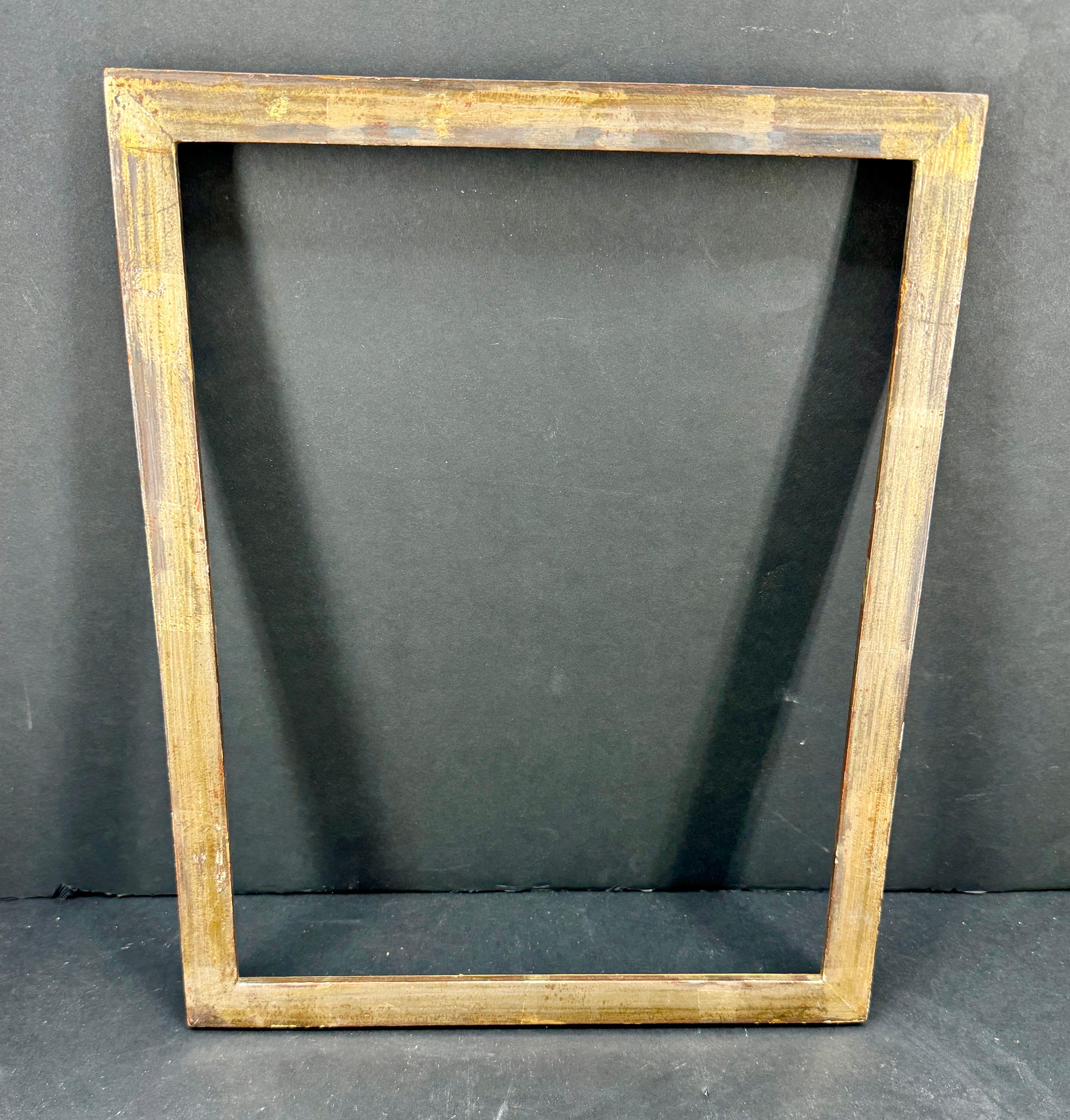 Lote de 3 marcos de arte europeos de madera en pan de plata en venta 9