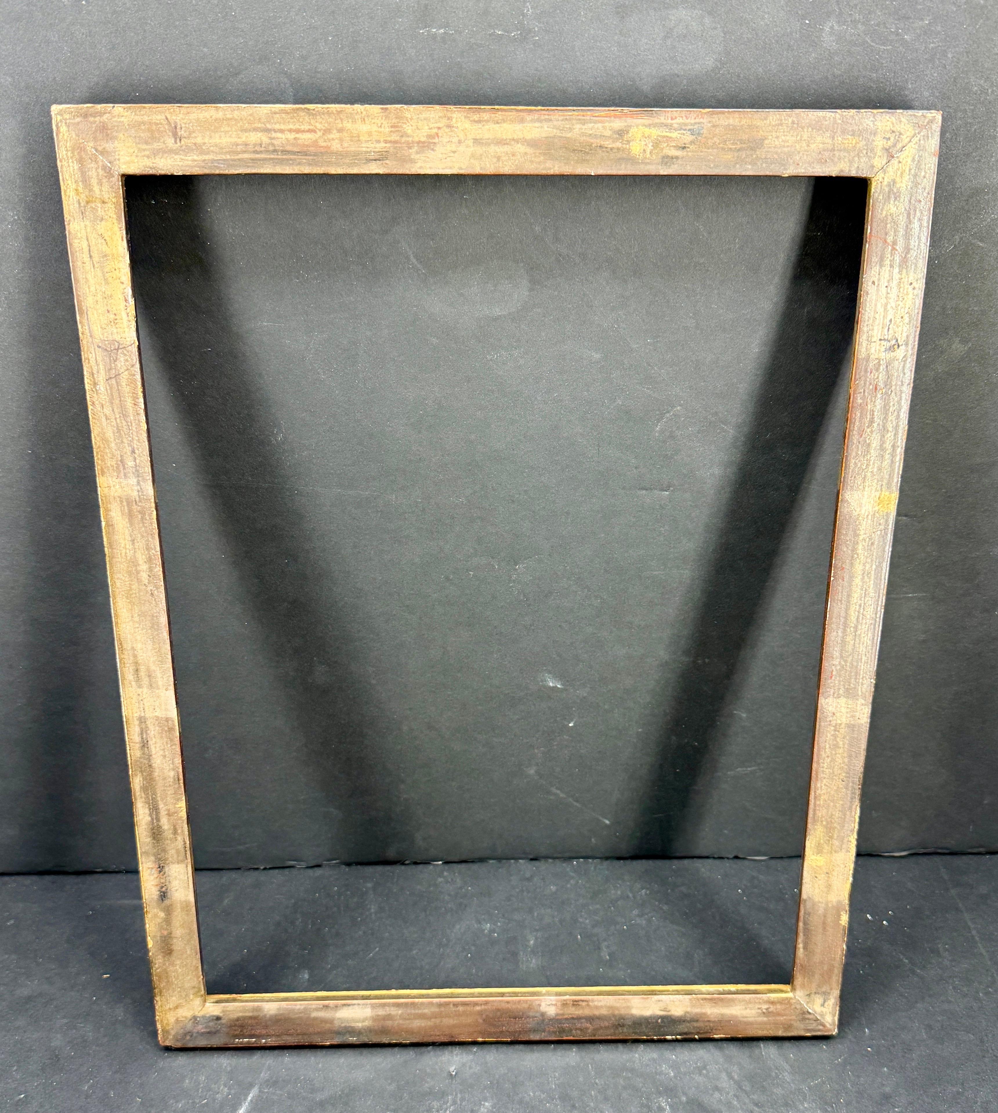 Lote de 3 marcos de arte europeos de madera en pan de plata en venta 10