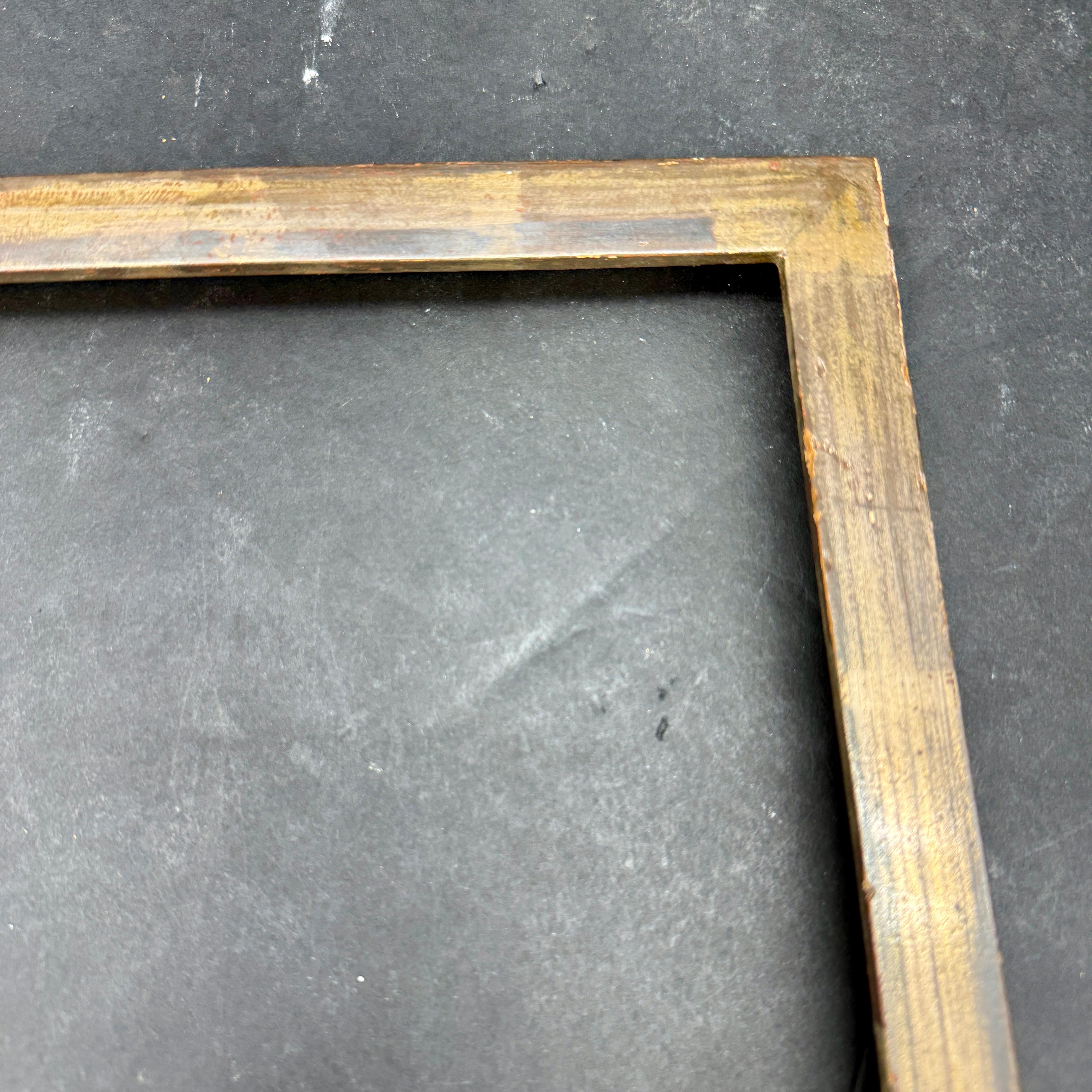 Lote de 3 marcos de arte europeos de madera en pan de plata siglo XX en venta