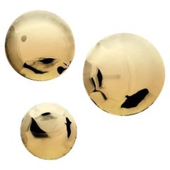 Set of 3 Flamed Gold Pin Wall Decor by Zieta