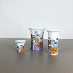 Satz von 3 Blumenvasen Tapio Wirkkala für Rosenthal Studio Line:: Deutschland:: 1980er Jahre