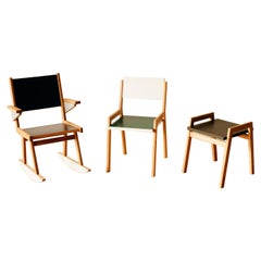 Set of 3 Formica Chairs by Owl