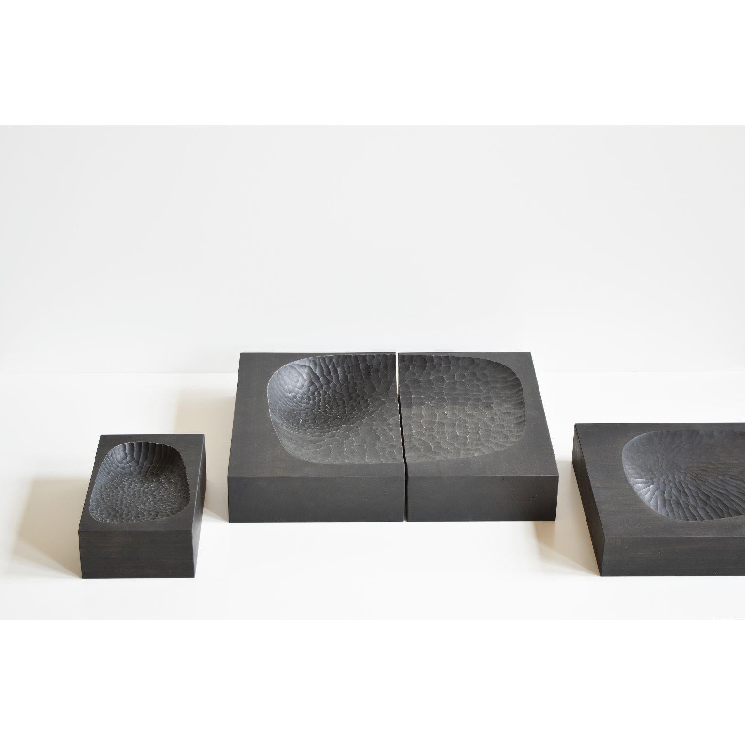 Moderno Set di 3 sculture Fossus di Antrei Hartikainen in vendita