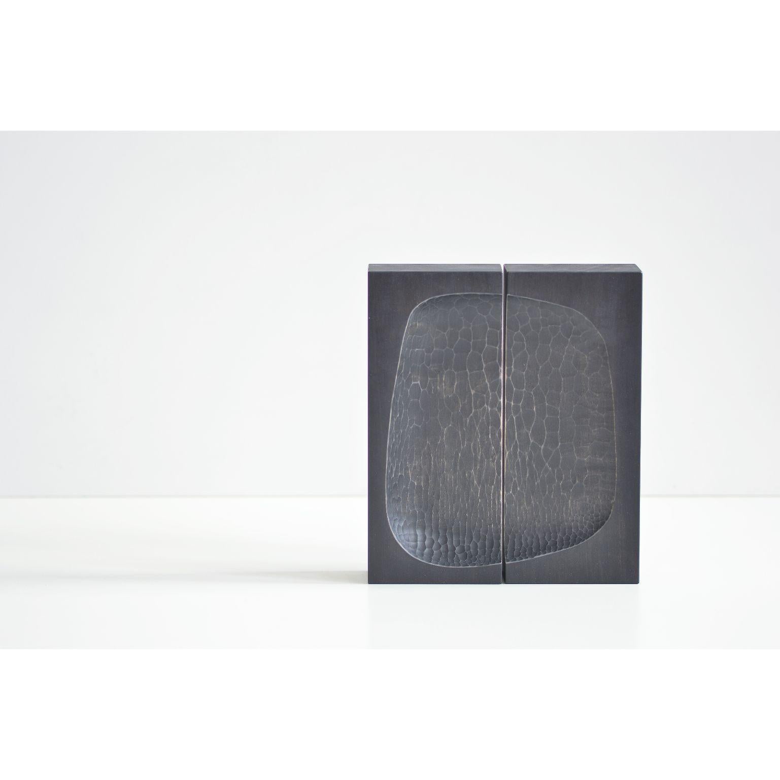 Legno Set di 3 sculture Fossus di Antrei Hartikainen in vendita
