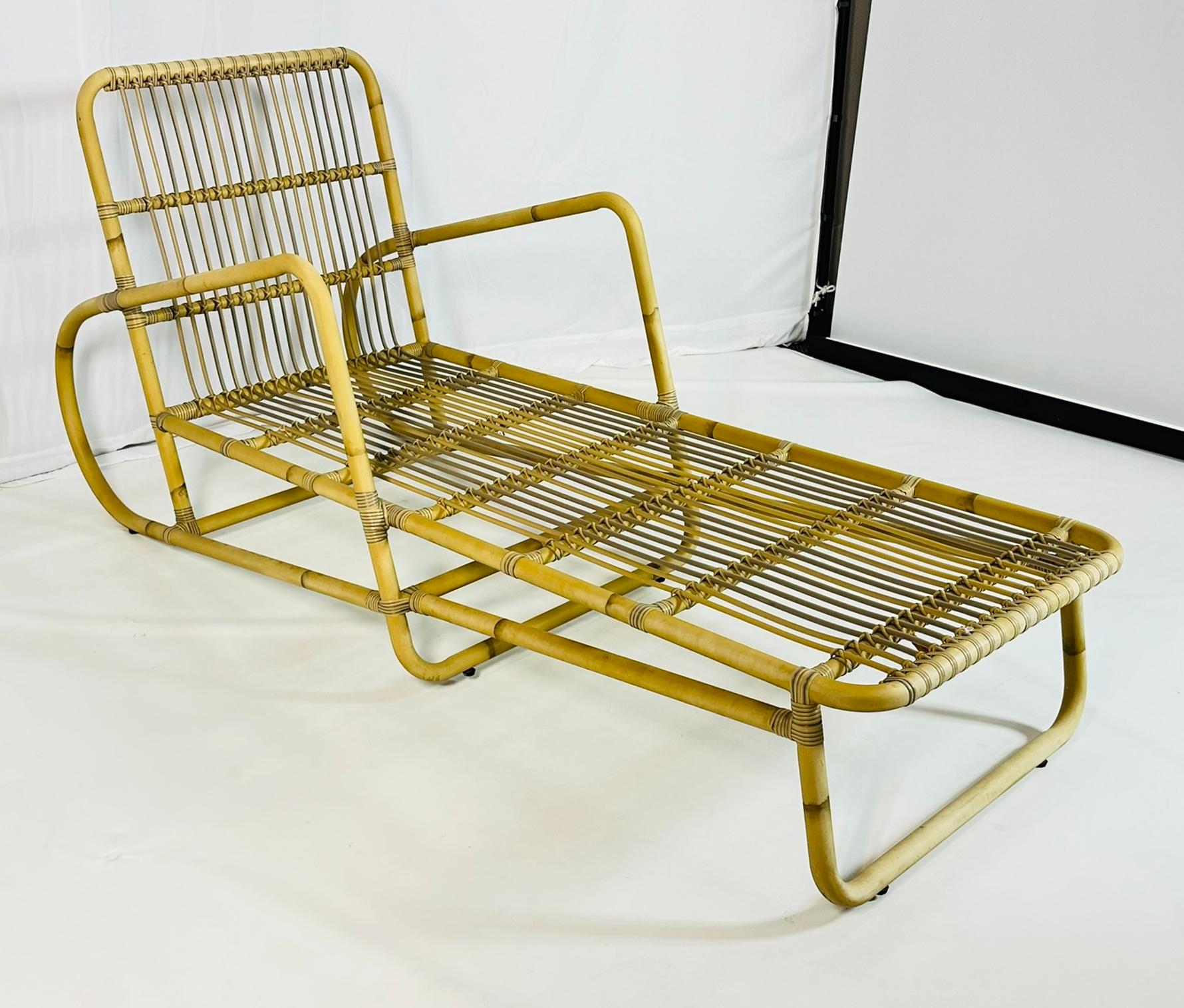 Lot de 3 chaises d'extérieur Four Hands Roots Riley - Faux Rattan en vente 11