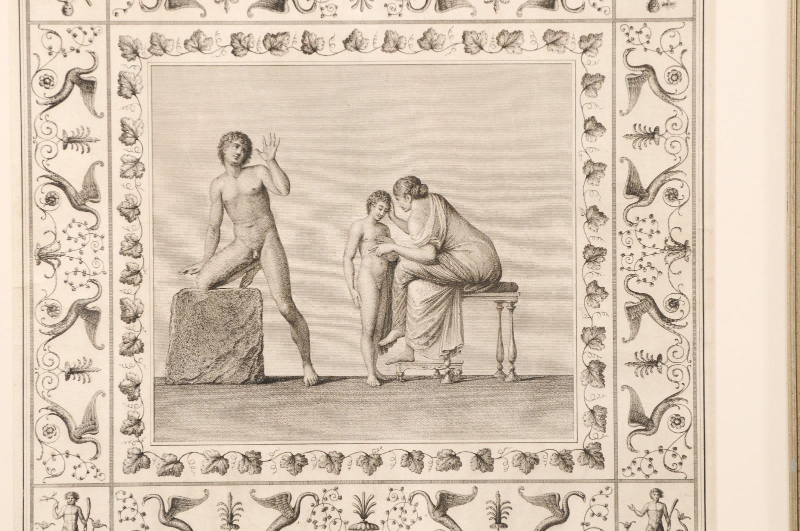 Ensemble de 3 lithographies italiennes encadrées du C.I.C. en vente 5