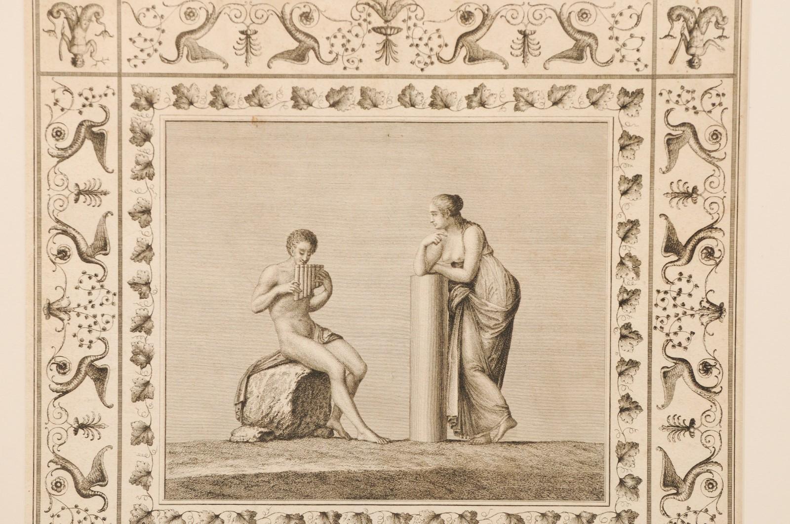 Ensemble de 3 lithographies italiennes encadrées du C.I.C. en vente 6