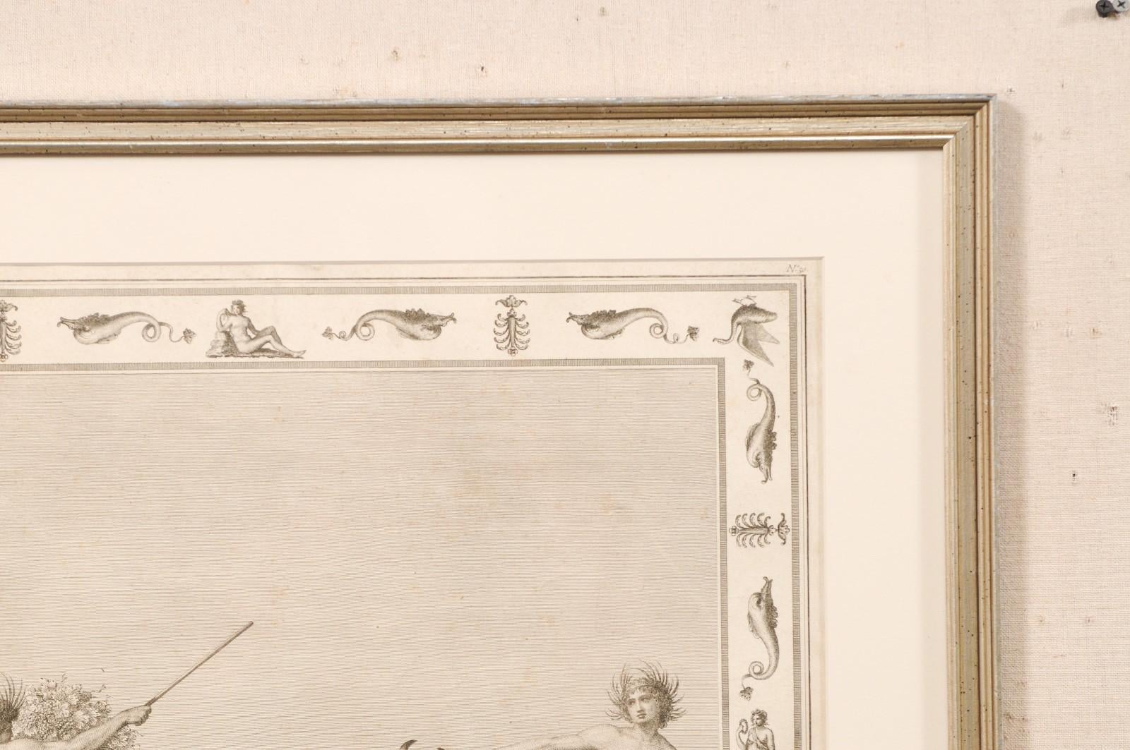 Ensemble de 3 lithographies italiennes encadrées du C.I.C. en vente 3