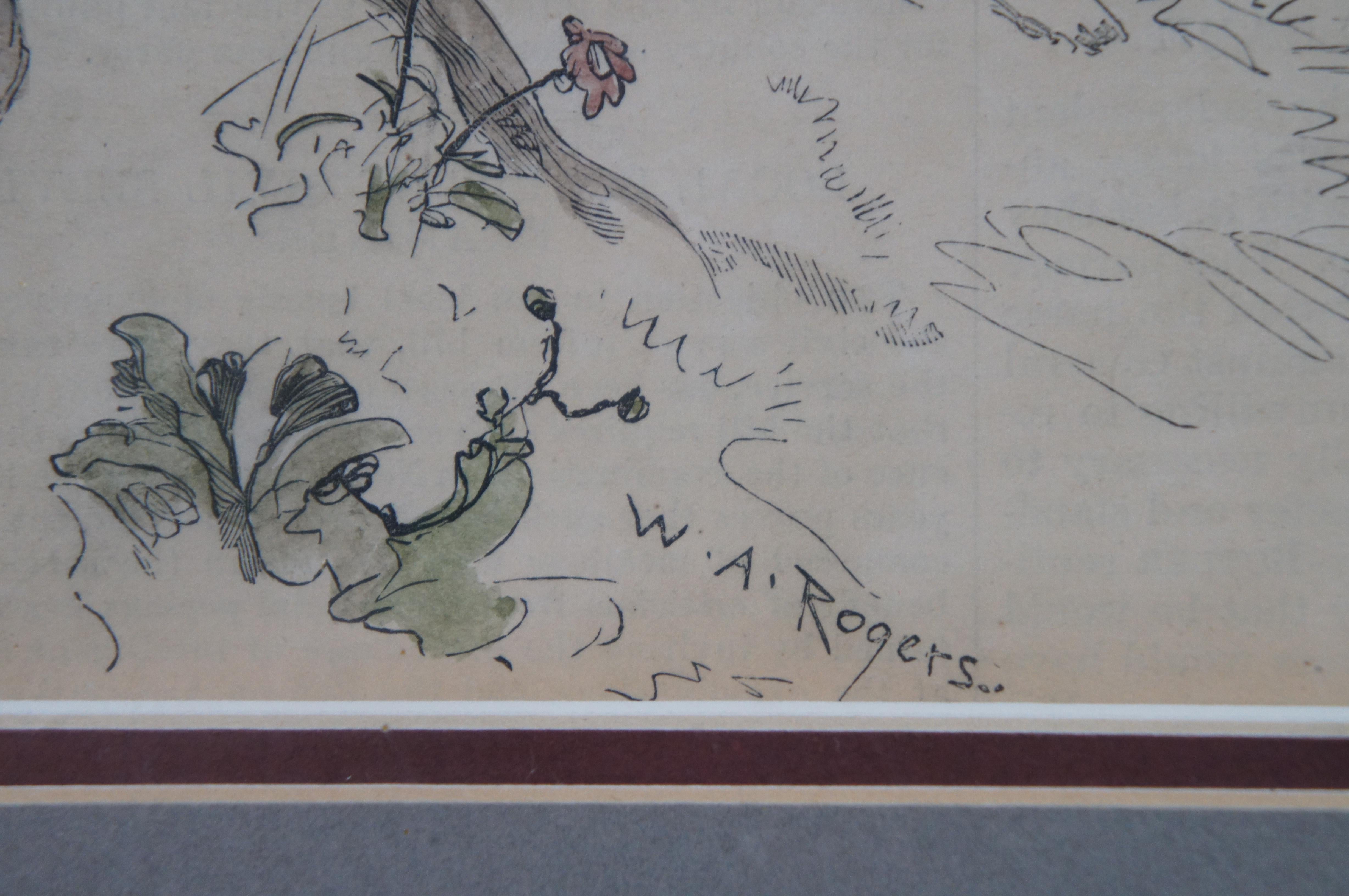 Ensemble de 3 gravures encadrées du 19ème siècle, colorées à la main, de culture chinoise Harpers Weekly en vente 2