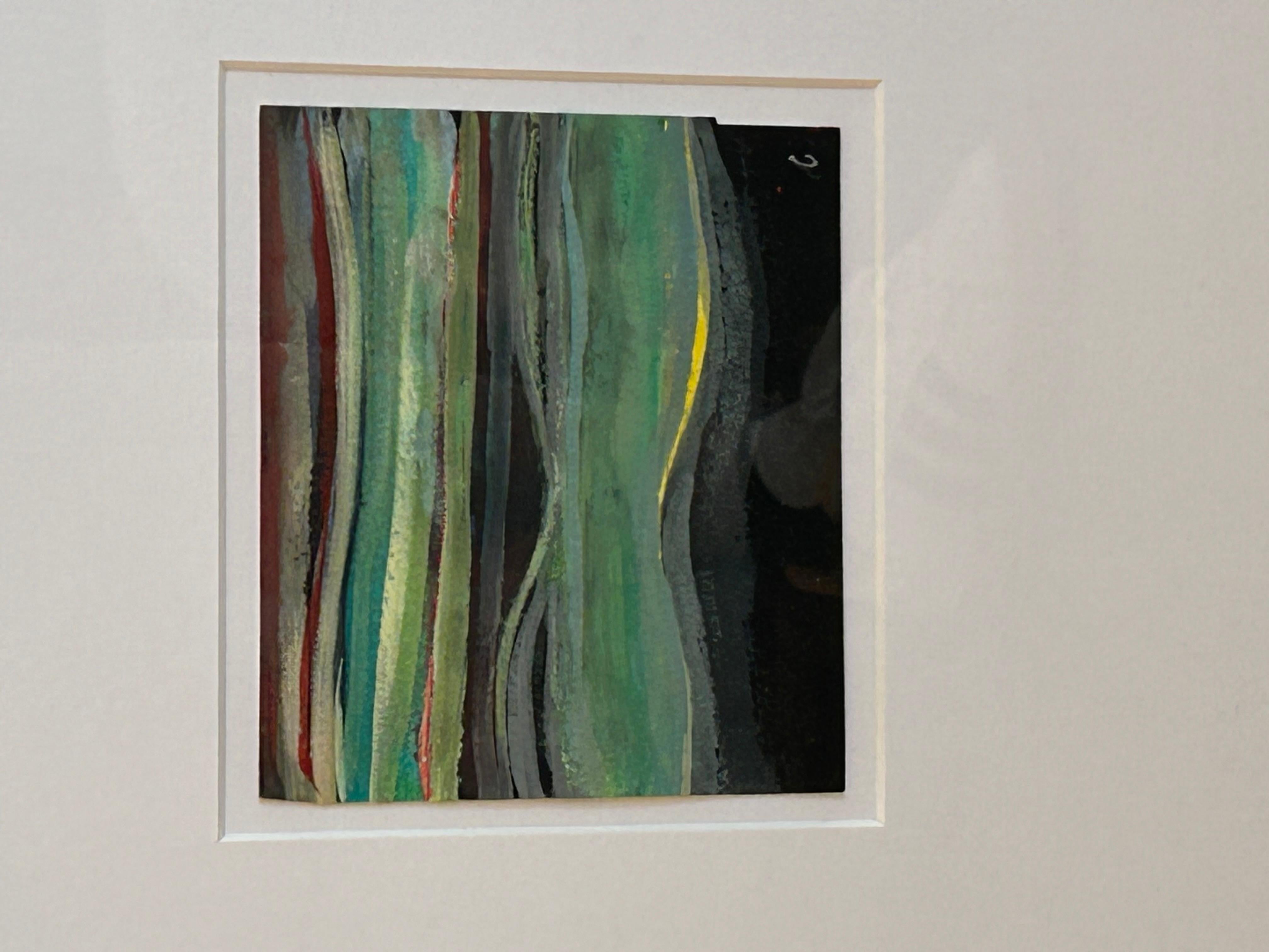 Modern Set of 3 Framed Abstract Pastels by Thomas George For Sale