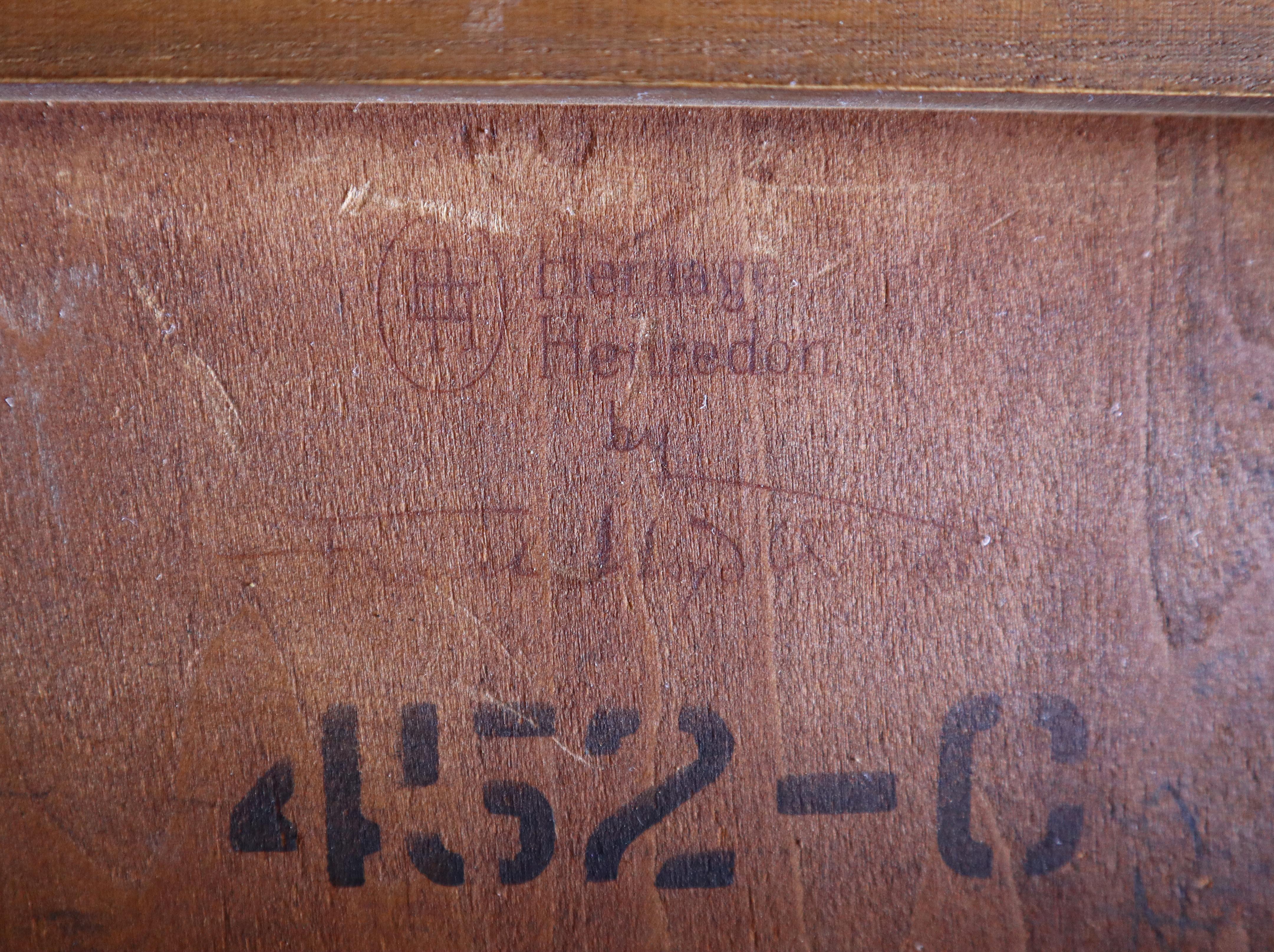 Set of 3 Frank Lloyd Wright Taliesin Tables for Henredon For Sale 12