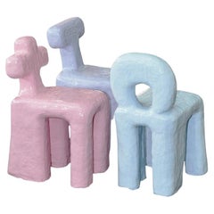 Set of 3 Funky Stools Made in 467 Minutes by Minute Manufacturing