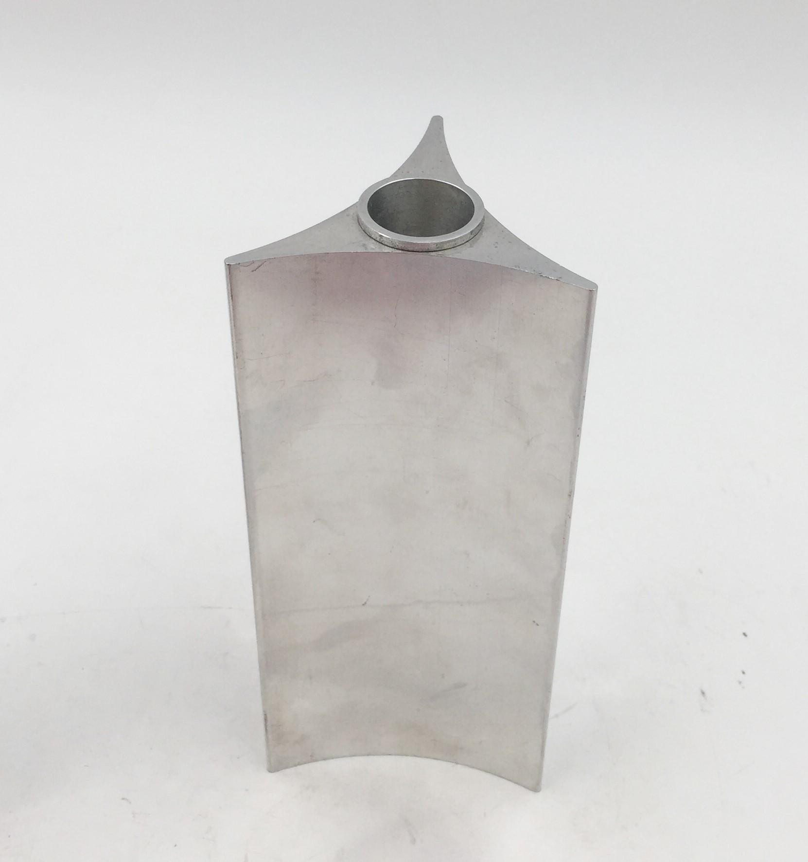 Danese Set di 3 candelieri Georg Jensen by Verner Panton in stile metà secolo moderno in vendita