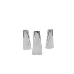 Set of 3 Georg Jensen Sterling Silver Salt and Pepper Shakers 1300, 1988