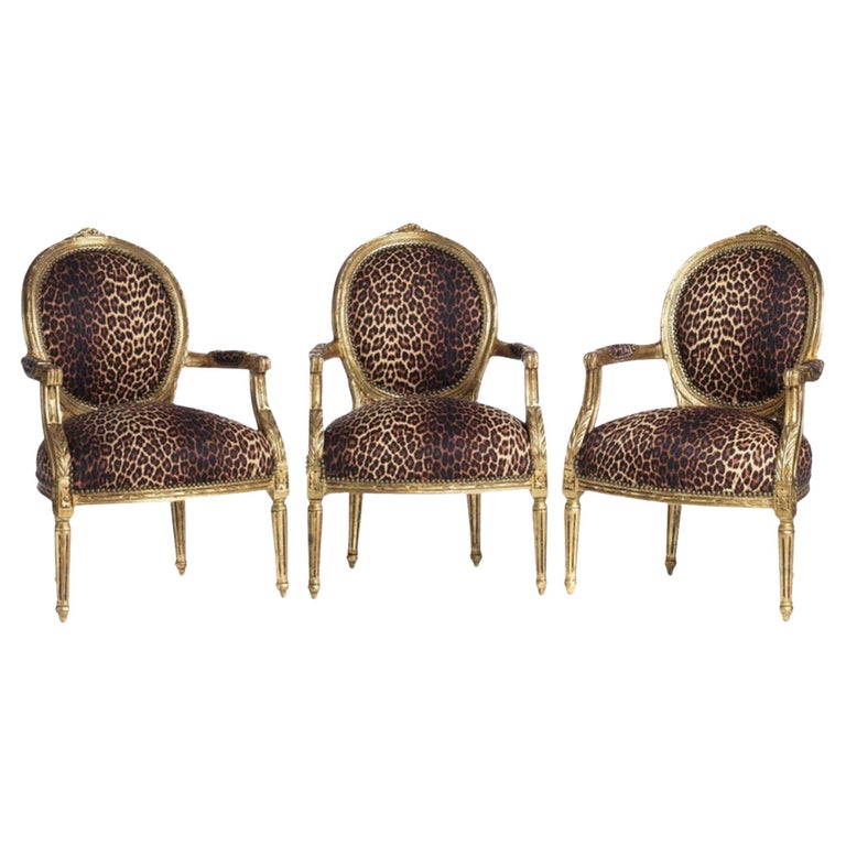 Set of 3 German Armchair, 20th Century For Sale at 1stDibs