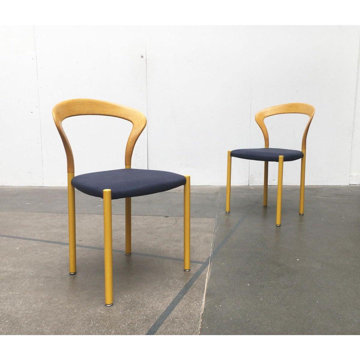 Allemand Ensemble de 3 chaises et tables empilables Lotus allemandes par Hartmut Lohmeyer, 1970 en vente
