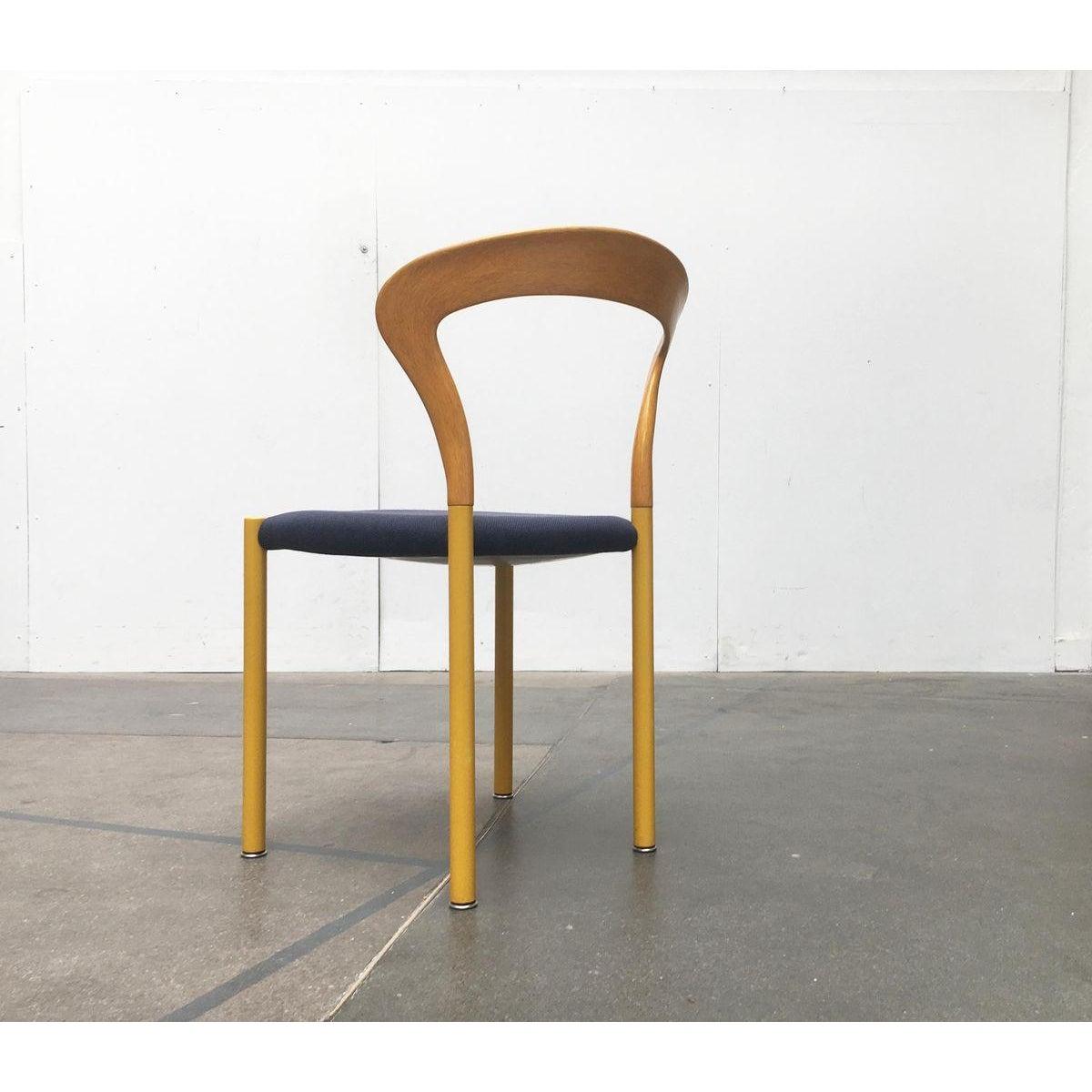Ensemble de 3 chaises et tables empilables Lotus allemandes par Hartmut Lohmeyer, 1970 Bon état - En vente à Hamburg, DE