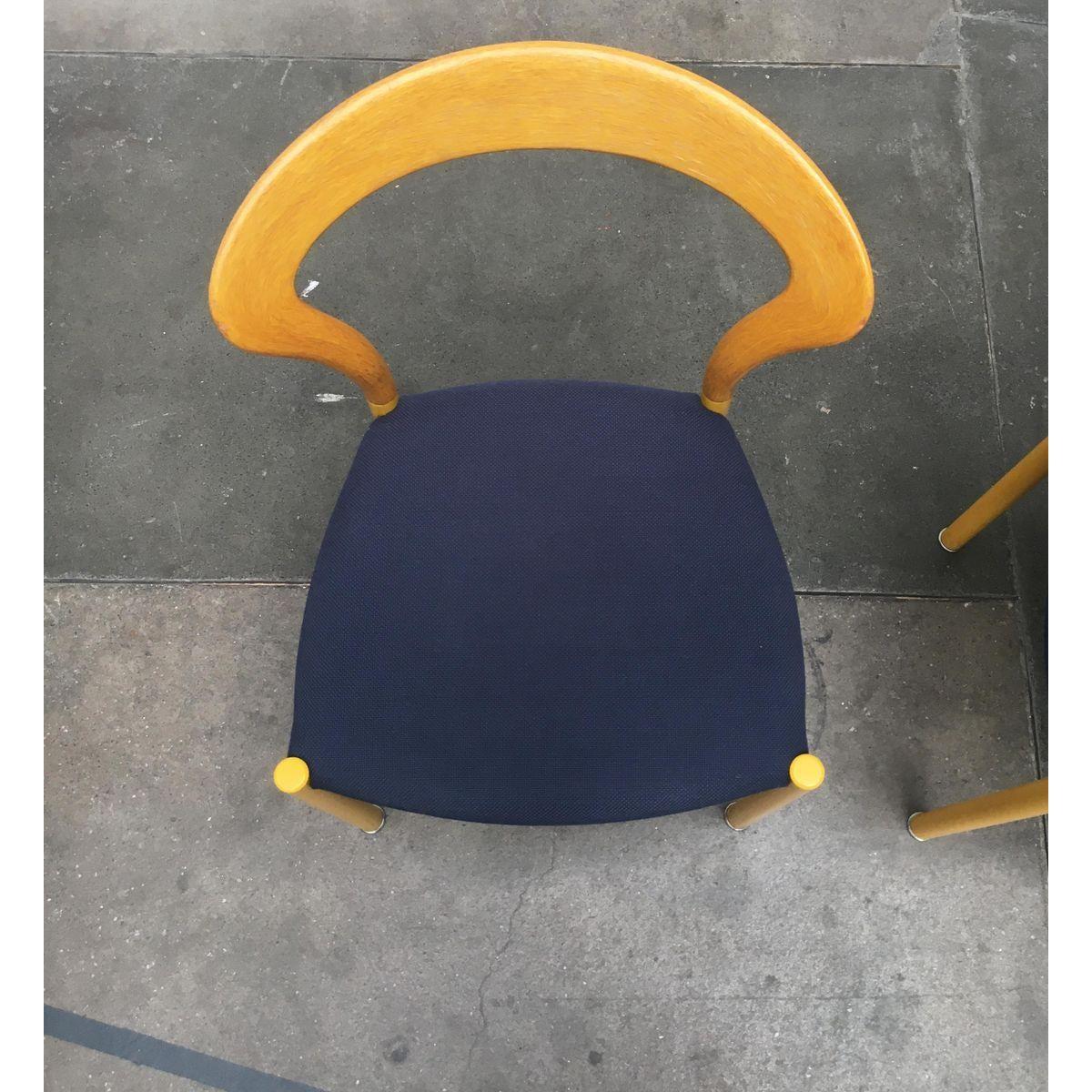 Ensemble de 3 chaises et tables empilables Lotus allemandes par Hartmut Lohmeyer, 1970 en vente 1