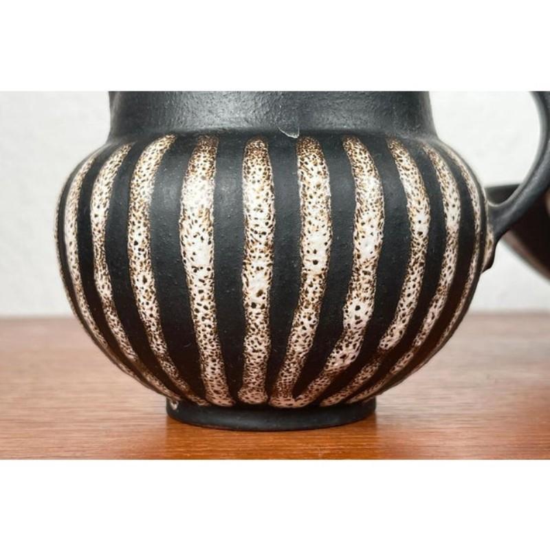Juego de 3 cuencos, jarras y tazas pequeñas de Studio Pottery alemán de Monika Maetzel, años 60 en Bueno estado para la venta en Hamburg, DE