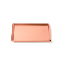 Set of 3, Ghidini 1961 Axonometry Trays in Copper by Elisa Giovanni