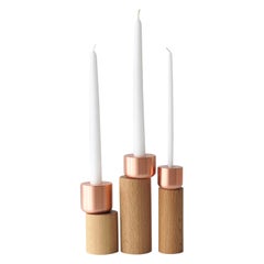 Set of 3 Giant’s Causeway Candle Holder by Hollis & Morris