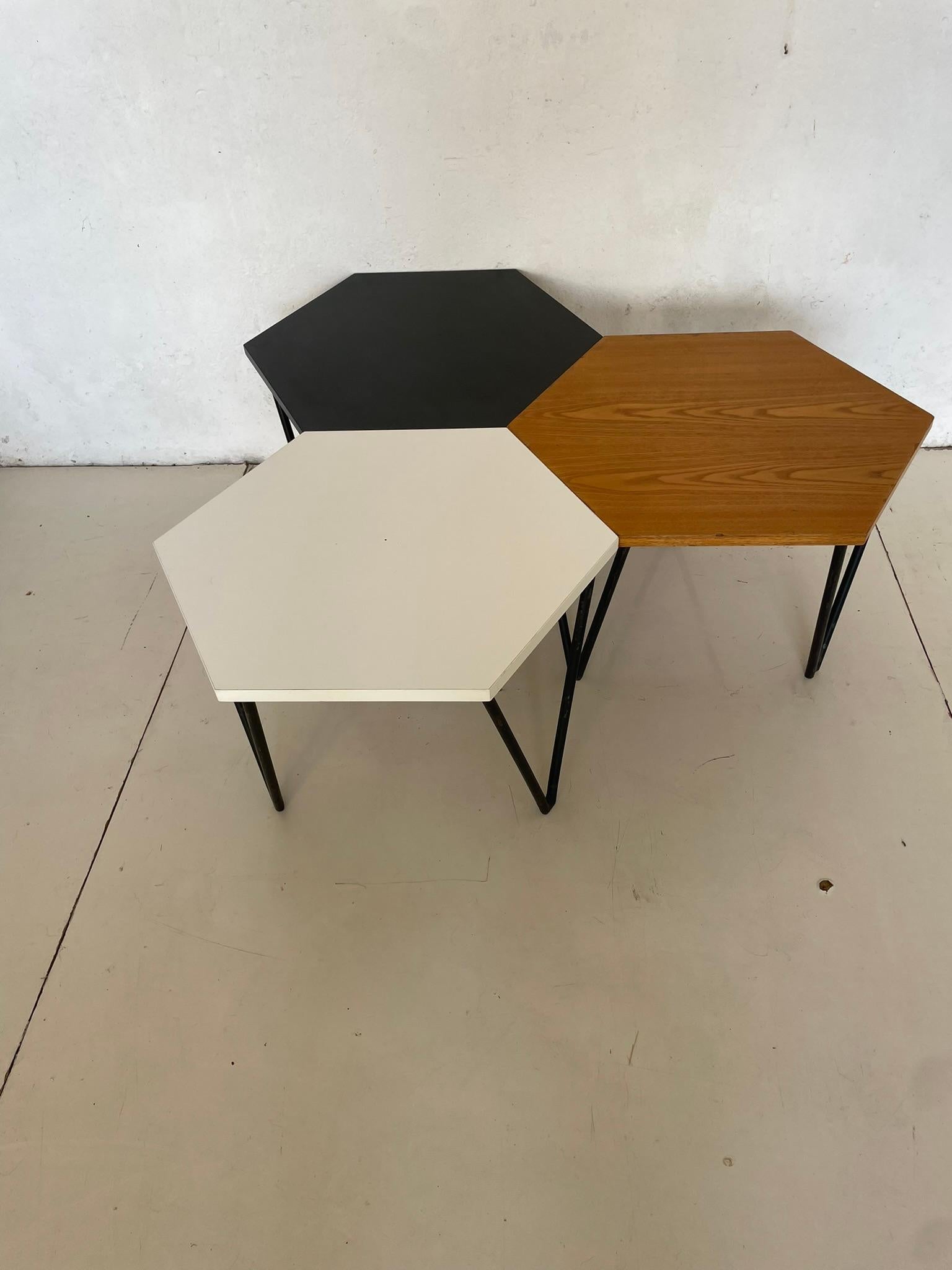 italien Ensemble de  3 tables basses Gio Ponti, Italie, années 1950 en vente