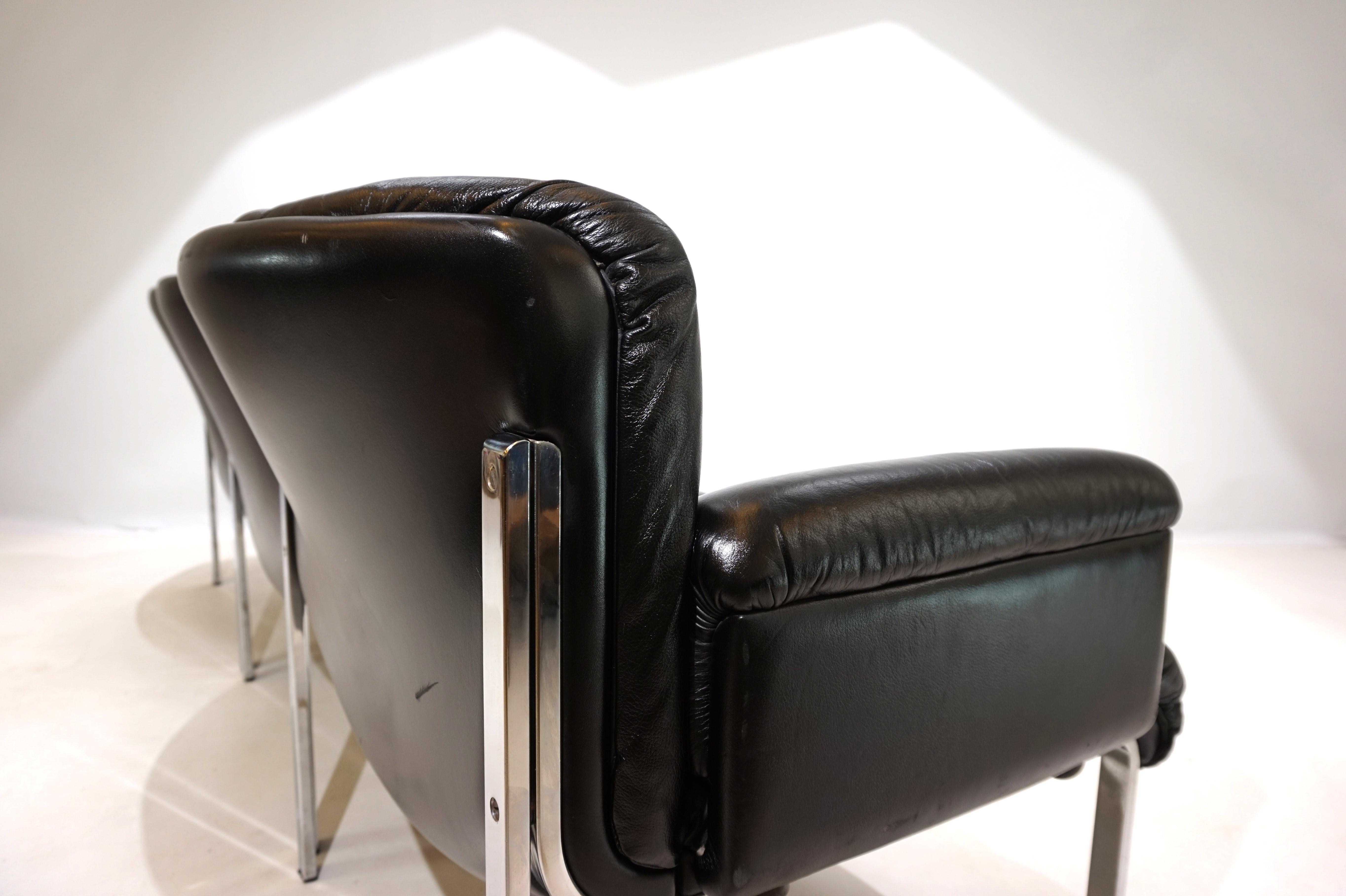 Set of 3 Girsberger Eurochair 5600 modular sofas by Fritz Makiol, 1960 9
