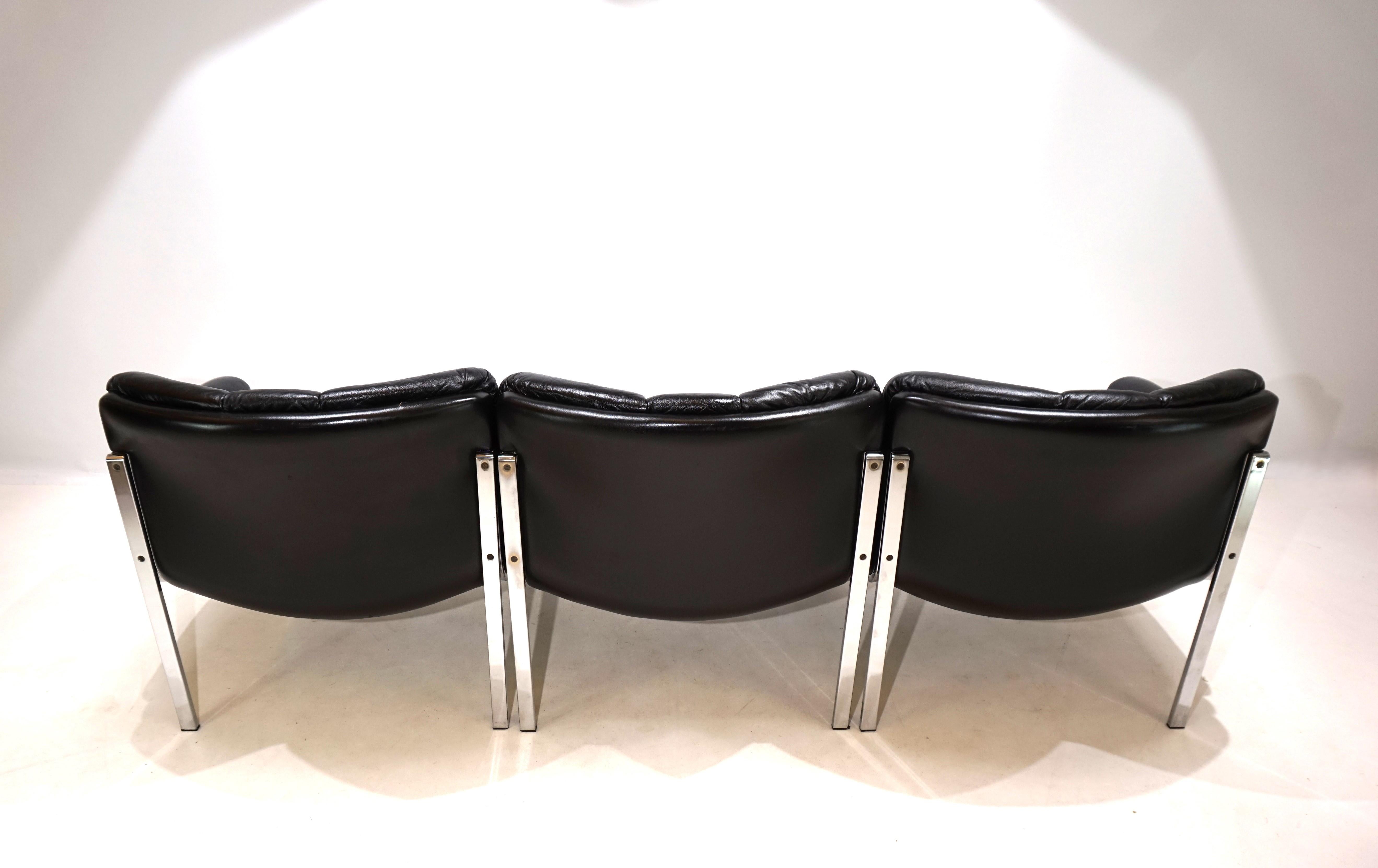 Set of 3 Girsberger Eurochair 5600 modular sofas by Fritz Makiol, 1960 12