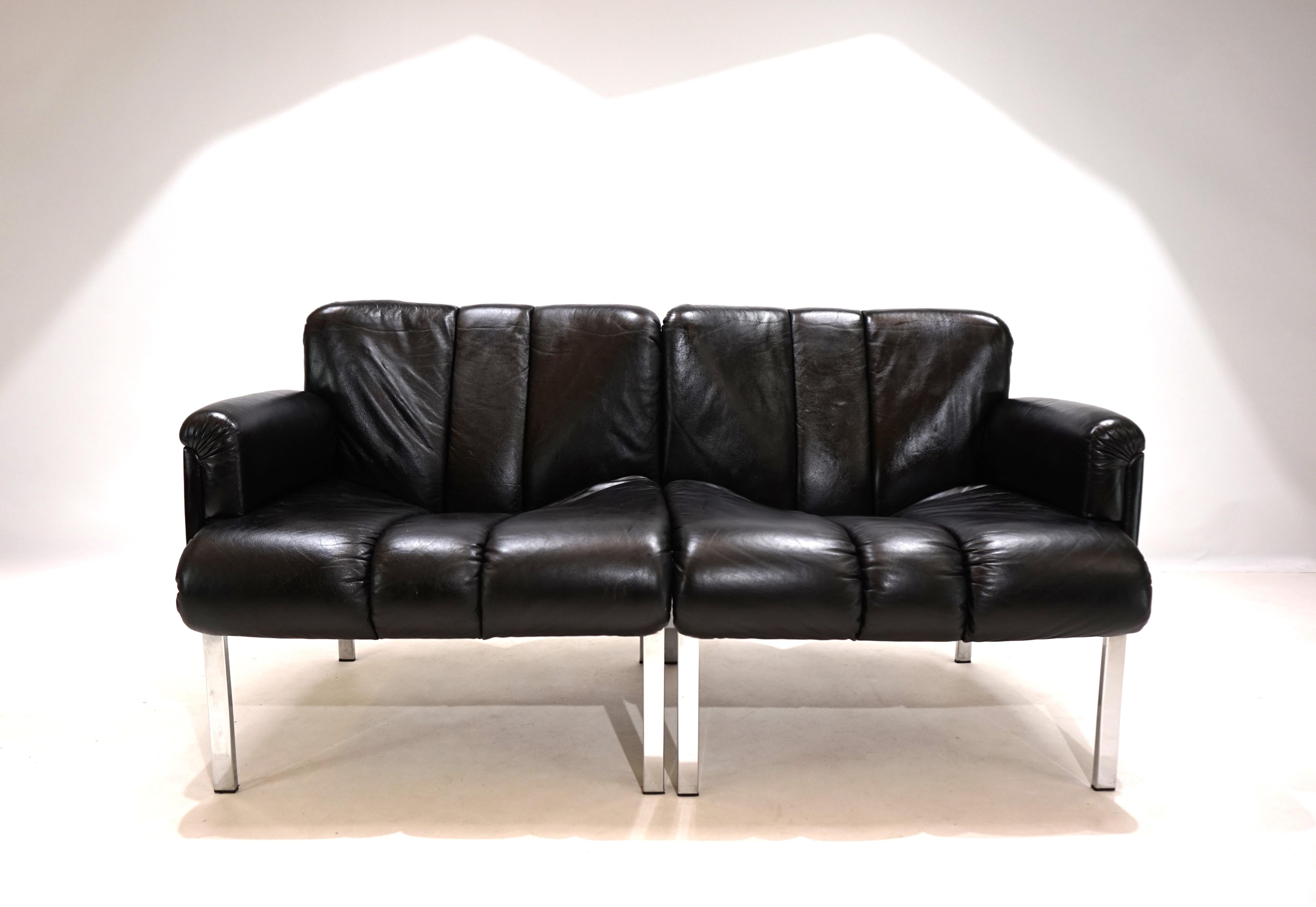 Set of 3 Girsberger Eurochair 5600 modular sofas by Fritz Makiol, 1960 1