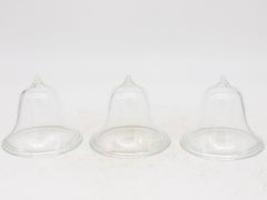 Set of 3 Glass Garden Cloches, English Mid 20th c.