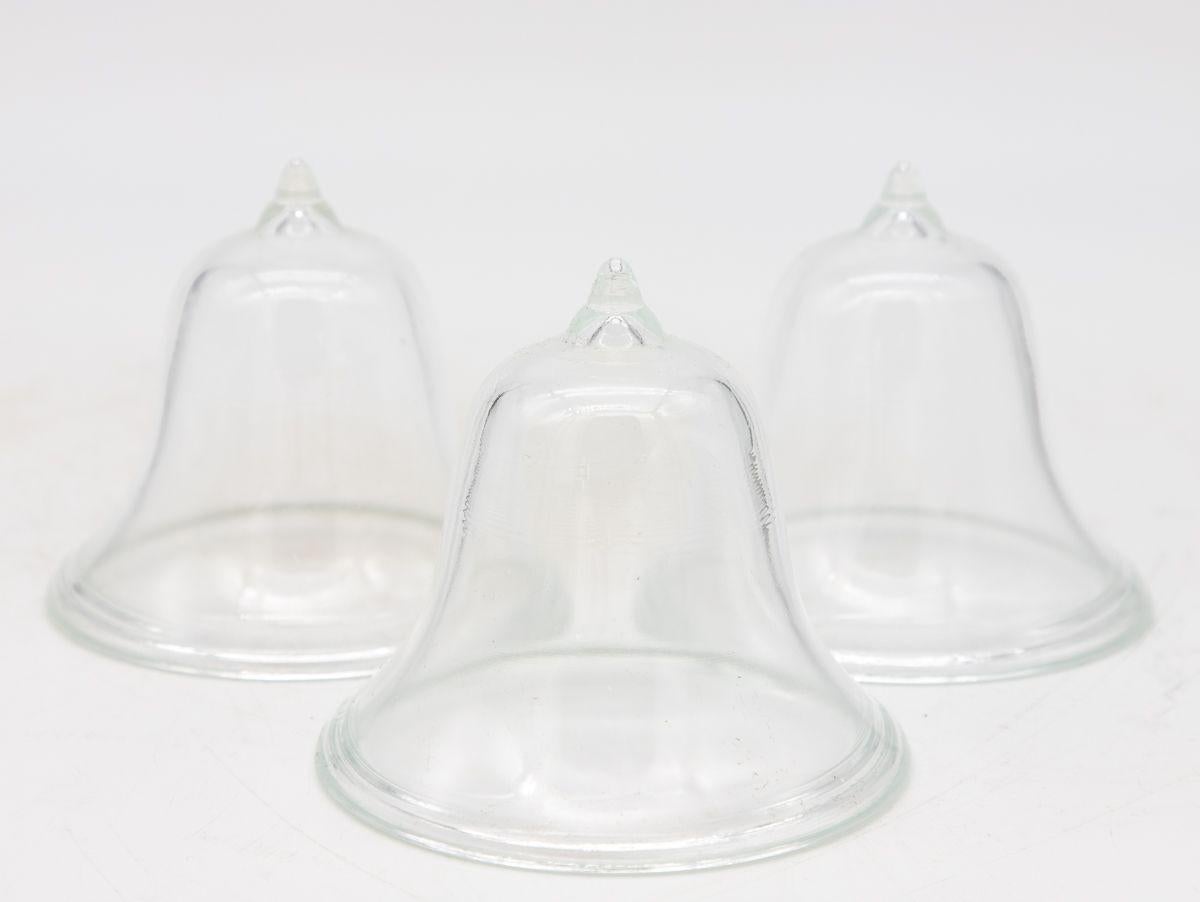 Set of 3 Glass Garden Cloches, English Mid 20th c. For Sale 2