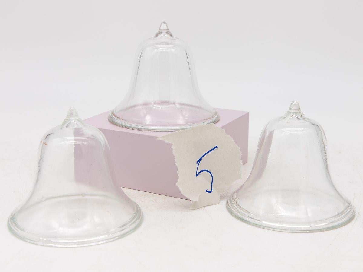 Set of 3 Glass Garden Cloches, English Mid 20th c. For Sale 3