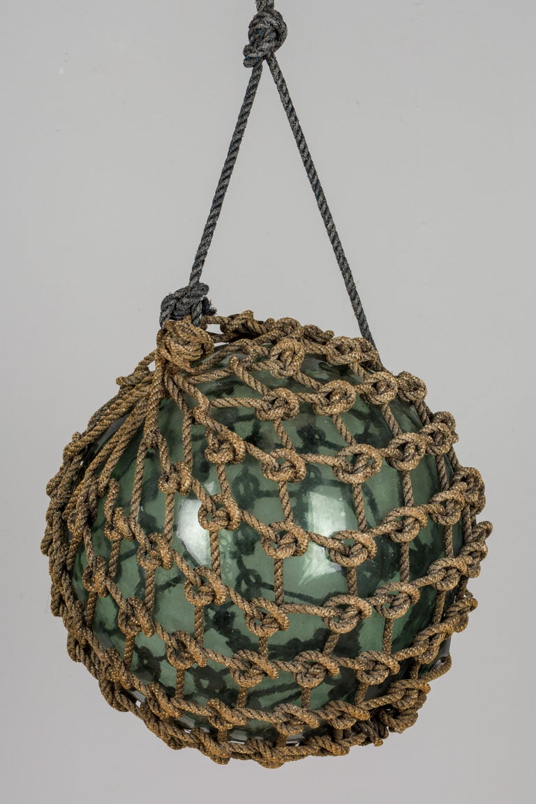 Set of 3 Glass Japanese Fishing Net Floats at 1stDibs