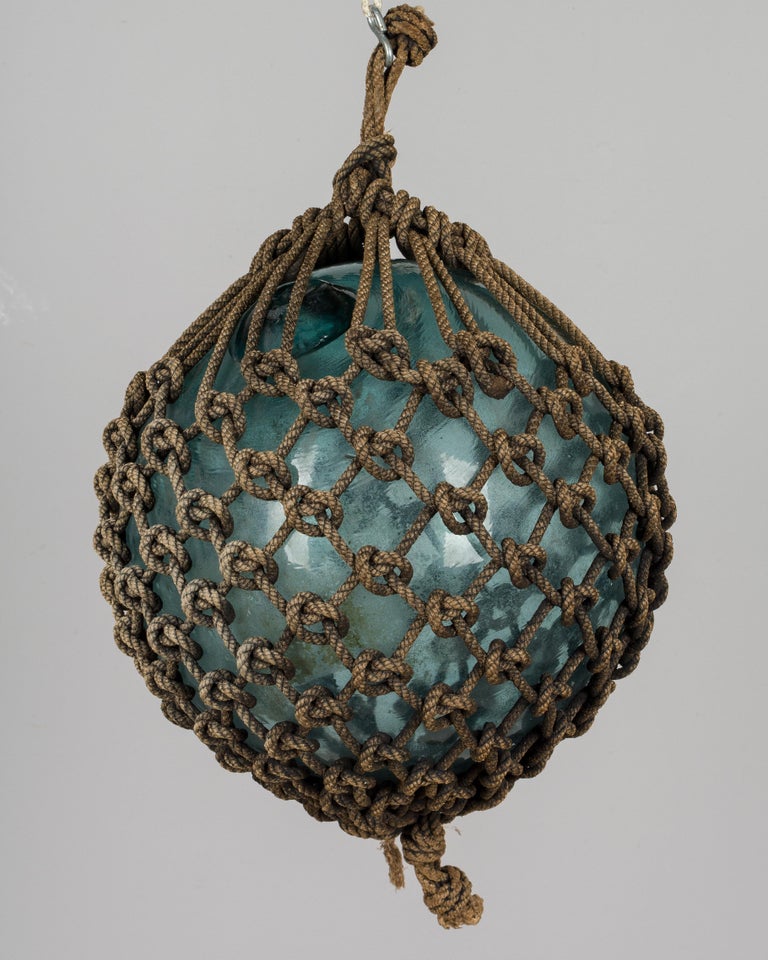 Set of 3 Glass Japanese Fishing Net Floats at 1stDibs