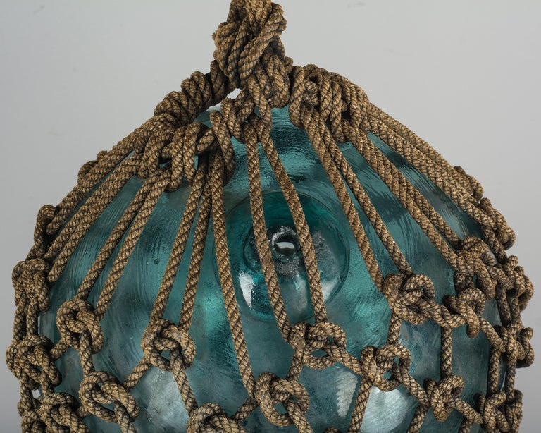 Set of 3 Glass Japanese Fishing Net Floats at 1stDibs