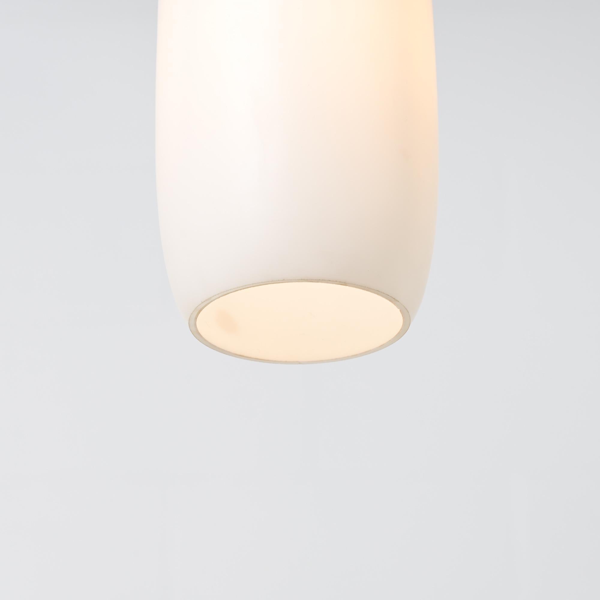 Satz von 3 Glas-Pendelleuchten Kastrup Holmegaard im Angebot 13