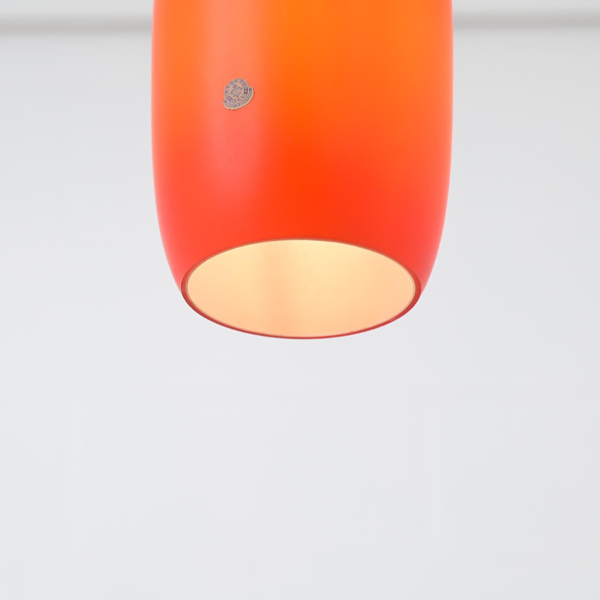 Satz von 3 Glas-Pendelleuchten Kastrup Holmegaard im Angebot 15