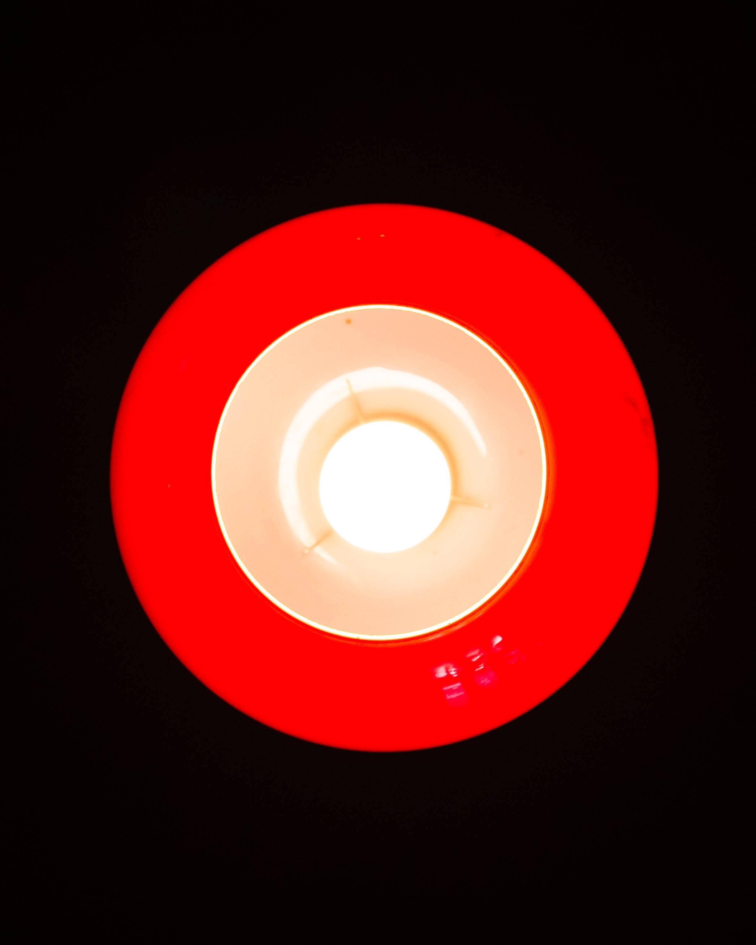 Set of 3 Glass Pendant Lights For Sale 1