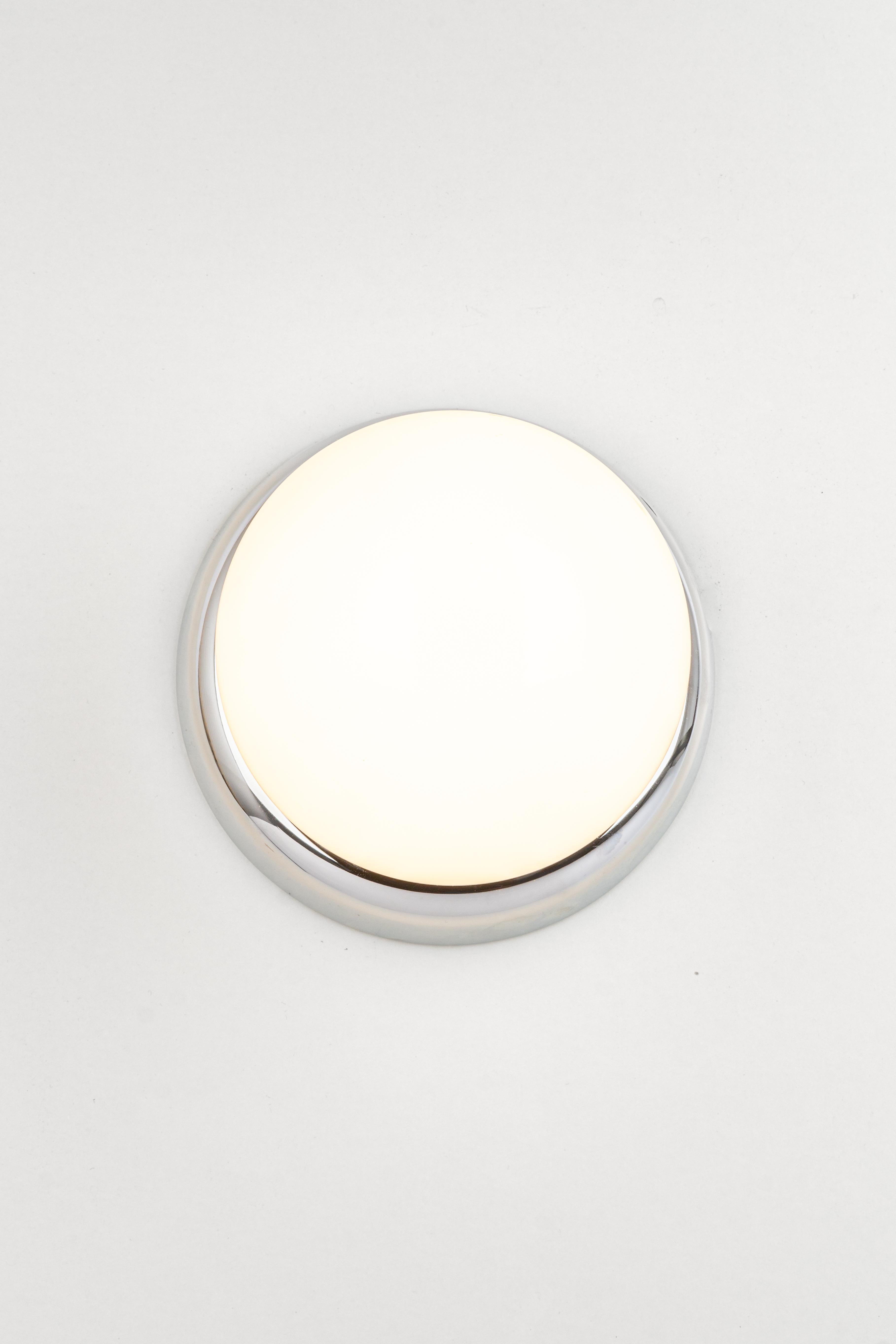Mid-Century Modern Set of 3 Glass Shades for Sconces by Limburg, Germany, 1970s For Sale
