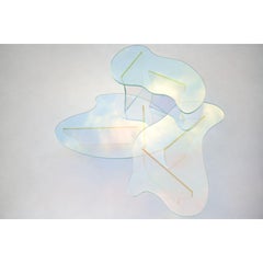 Set aus 3 Glastischen von Brajak Vitberg