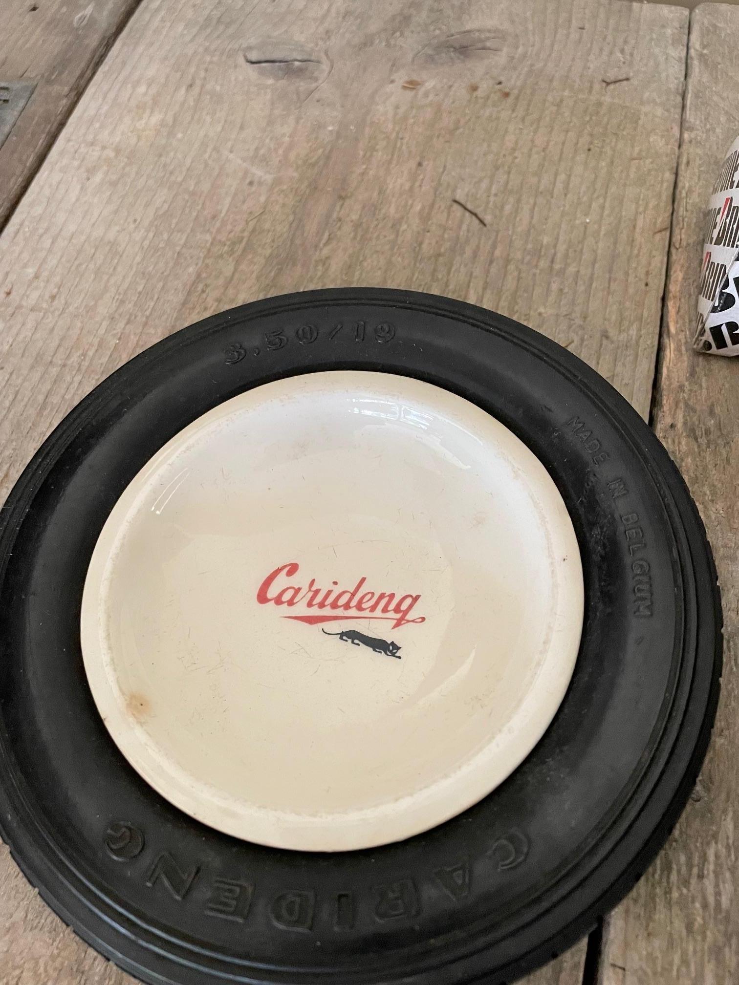 Juego de 3 ceniceros para neumáticos Googyear, Bridgestone y Carideng Europeo en venta