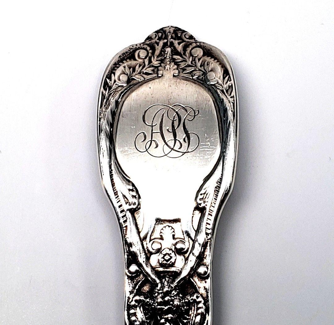 Set of 3 Gorham Mythologique Sterling Silver Serving Spoons with Monogram 2