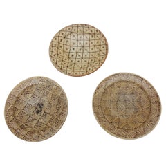 Set of '3' Graphic Moroccan Gallery Wall Plates