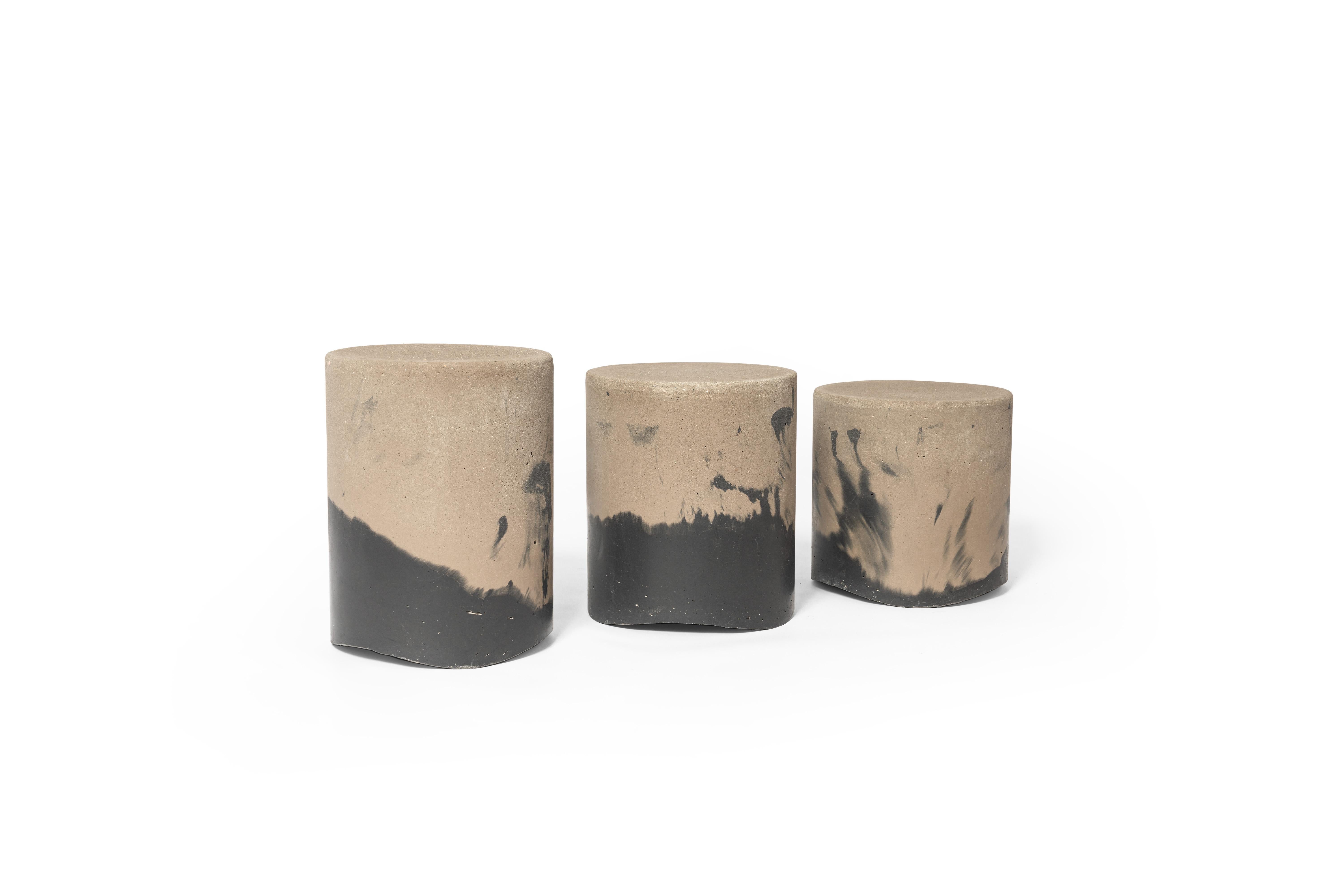 Post-Modern Set of 3 Gwened Coffee Table by RALPH M For Sale
