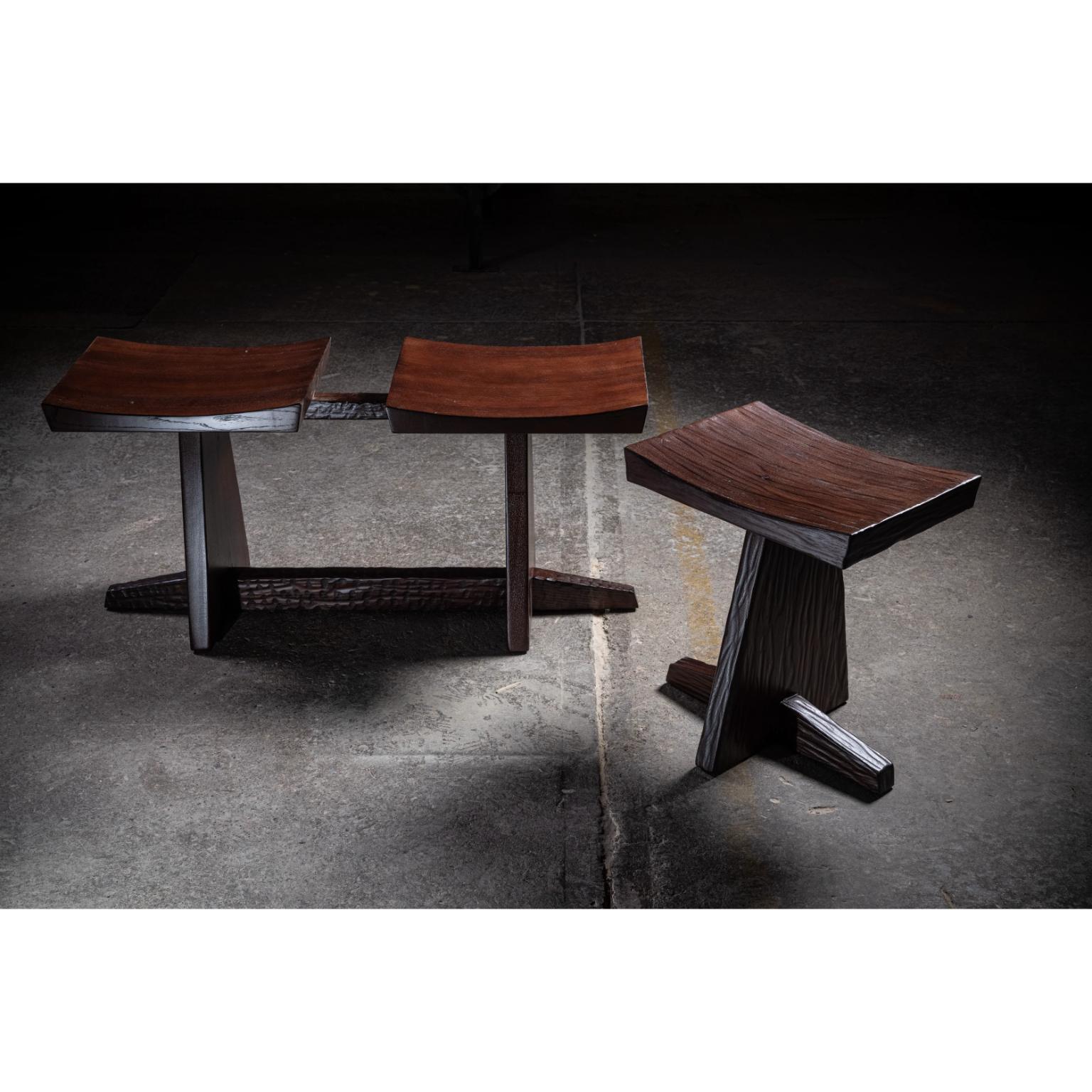 Set Of 3 Hand-Crafted Japanese Style Stools in Solid Oak by No Age Studio
Dimensions: D 33 x W 48.3 x H 43.2 cm.
Materials: Oak.

No Age Studio - Handcrafted Furniture

Every piece we create is made to order, crafted with care and precision to meet